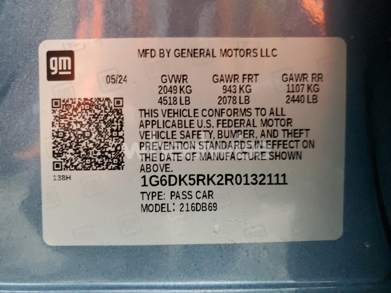 Photo 12 of 2024 CADILLAC CT4 LUXURY + (VIN 1G6DK5RK2R0132111)