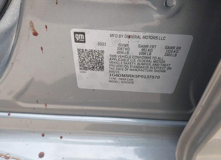 Photo 9 of 2023 Cadillac Ct5 LUXURY (VIN 1G6DM5RK5P0137570)