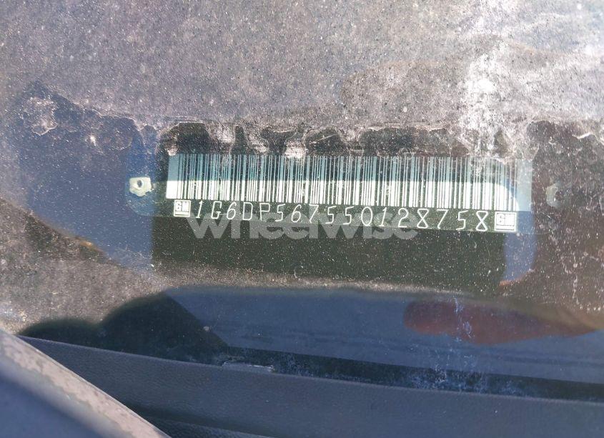 Photo 11 of 2005 Cadillac Cts STANDARD (VIN 1G6DP567550128758)