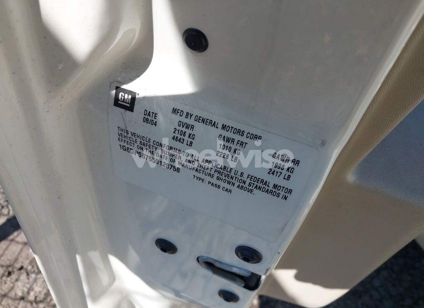 Photo 9 of 2005 Cadillac Cts STANDARD (VIN 1G6DP567550128758)