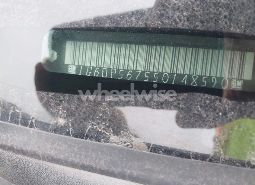 Photo 9 of 2005 Cadillac Cts STANDARD (VIN 1G6DP567550148590)
