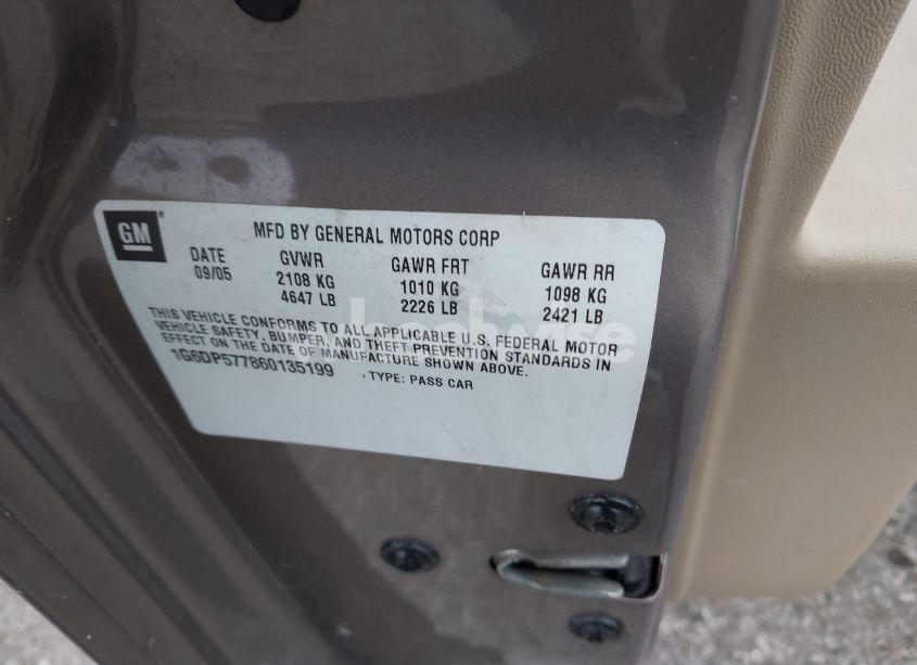 Photo 9 of 2006 Cadillac Cts STANDARD (VIN 1G6DP577860135199)