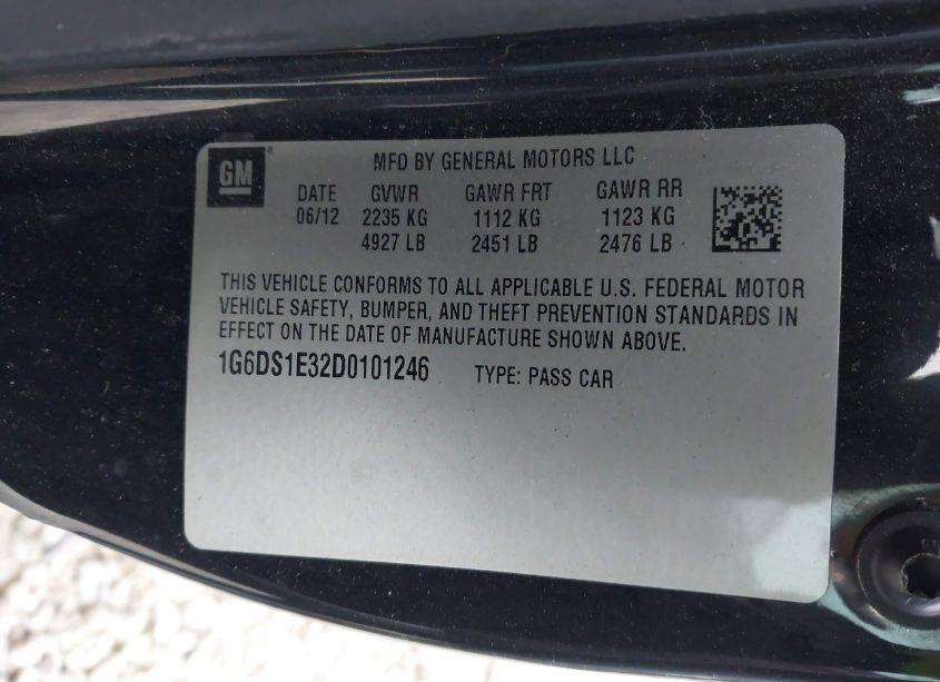 Photo 9 of 2013 Cadillac Cts PREMIUM (VIN 1G6DS1E32D0101246)