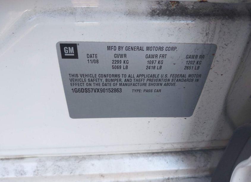 Photo 9 of 2009 Cadillac Cts STANDARD (VIN 1G6DS57VX90152863)