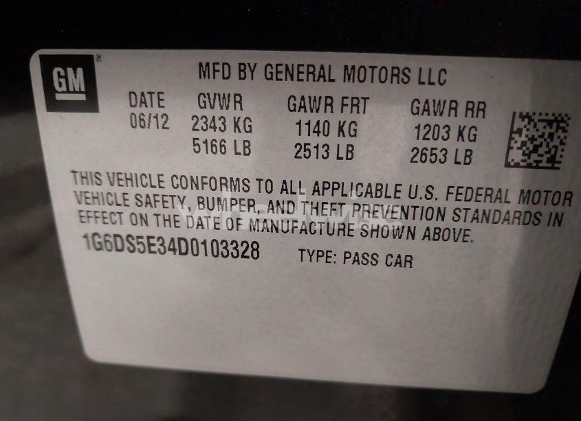 Photo 9 of 2013 Cadillac Cts PREMIUM (VIN 1G6DS5E34D0103328)