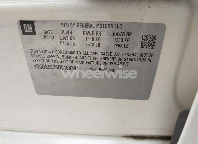 Photo 9 of 2013 Cadillac Cts PREMIUM (VIN 1G6DS5E36D0160341)