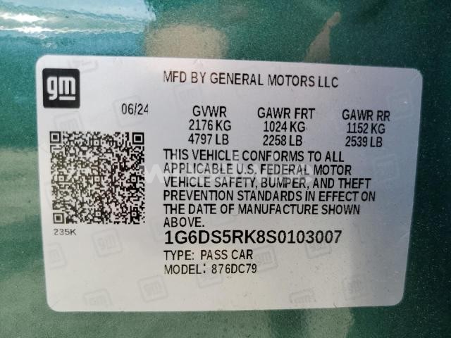 Photo 9 of 2025 CADILLAC CT5 PREMIUM LUXURY (VIN 1G6DS5RK8S0103007)