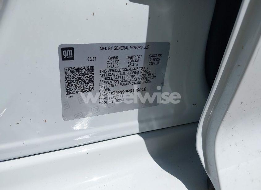 Photo 9 of 2023 Cadillac Ct5 PREMIUM LUXURY (VIN 1G6DS5RK9P0149016)