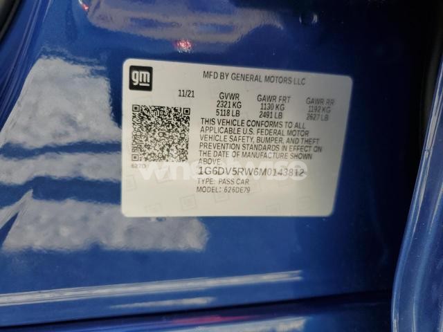 Photo 11 of 2021 CADILLAC CT5-V (VIN 1G6DV5RW6M0143812)