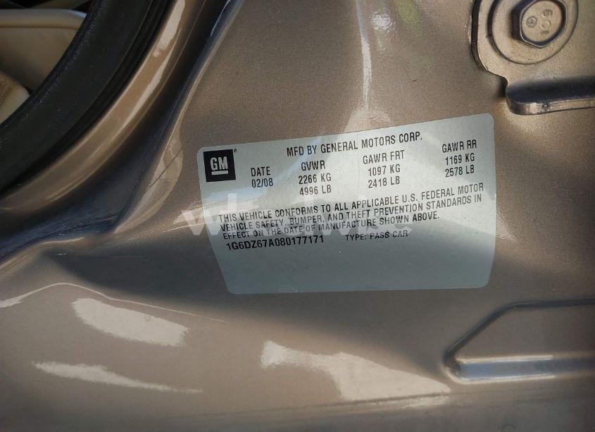 Photo 9 of 2008 Cadillac Sts V8 (VIN 1G6DZ67A080177171)