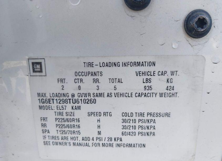 Photo 9 of 1996 Cadillac Eldorado TOURING (VIN 1G6ET1298TU610260)