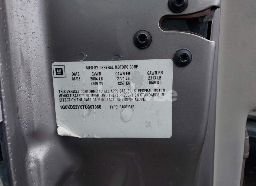 Photo 9 of 1996 Cadillac Deville N/A (VIN 1G6KD52Y0TU307066)