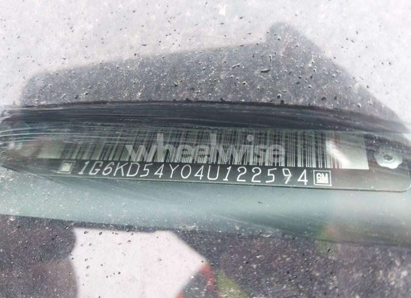 Photo 9 of 2004 Cadillac Deville STANDARD (VIN 1G6KD54Y04U122594)