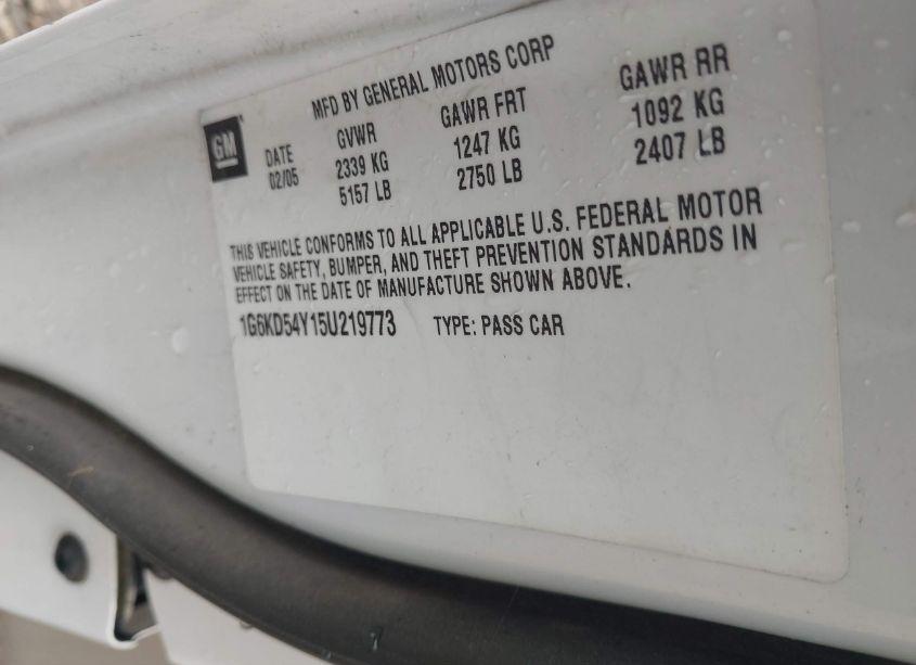 Photo 9 of 2005 Cadillac Deville LIVERY (VIN 1G6KD54Y15U219773)