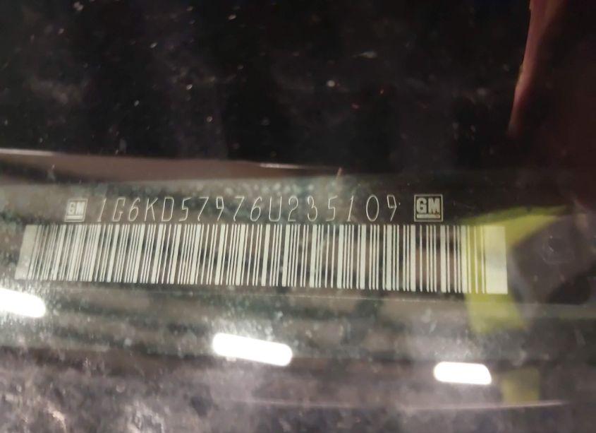 Photo 9 of 2006 Cadillac Dts PERFORMANCE (VIN 1G6KD57976U235109)