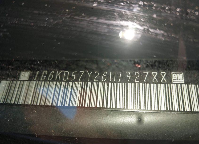 Photo 9 of 2006 Cadillac Dts (VIN 1G6KD57Y26U192788)