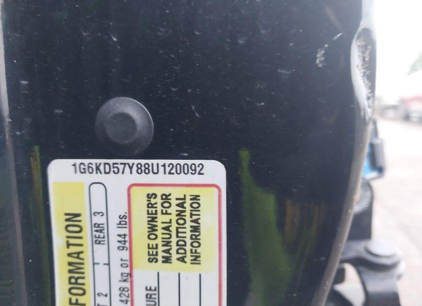 Photo 9 of 2008 Cadillac Dts 1SD (VIN 1G6KD57Y88U120092)