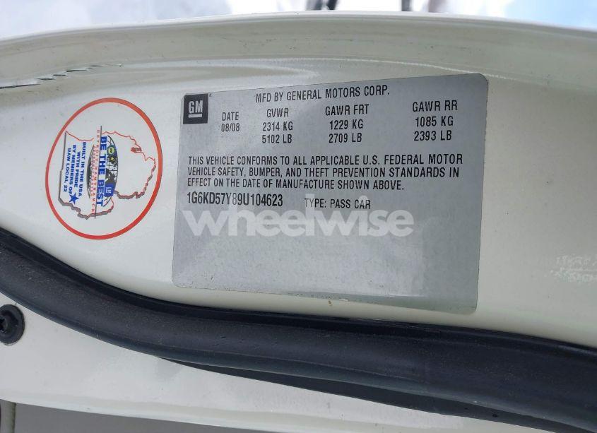 Photo 9 of 2009 Cadillac Dts 1SD (VIN 1G6KD57Y89U104623)