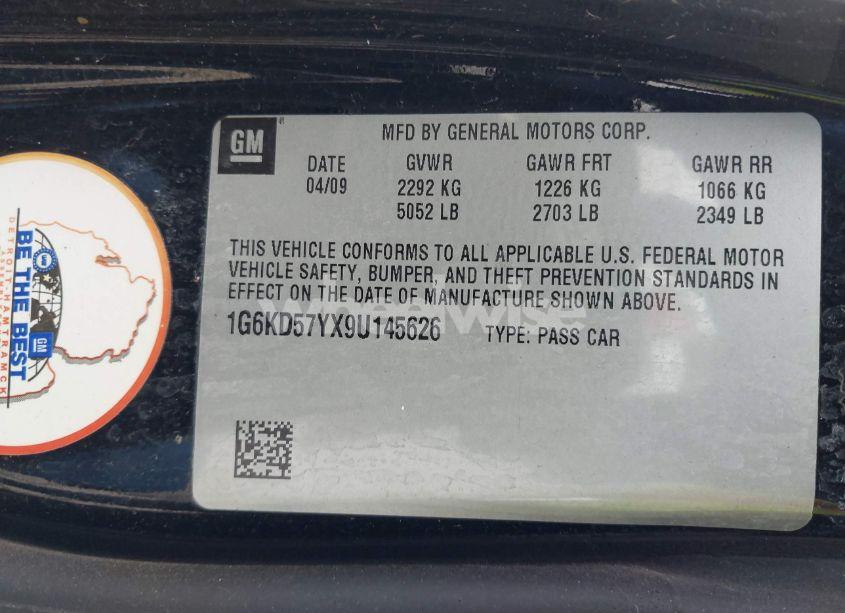 Photo 9 of 2009 Cadillac Dts 1SC (VIN 1G6KD57YX9U145626)