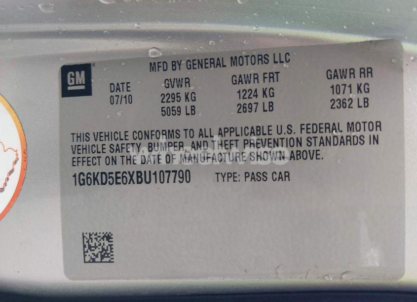 Photo 9 of 2011 Cadillac Dts LUXURY COLLECTION (VIN 1G6KD5E6XBU107790)