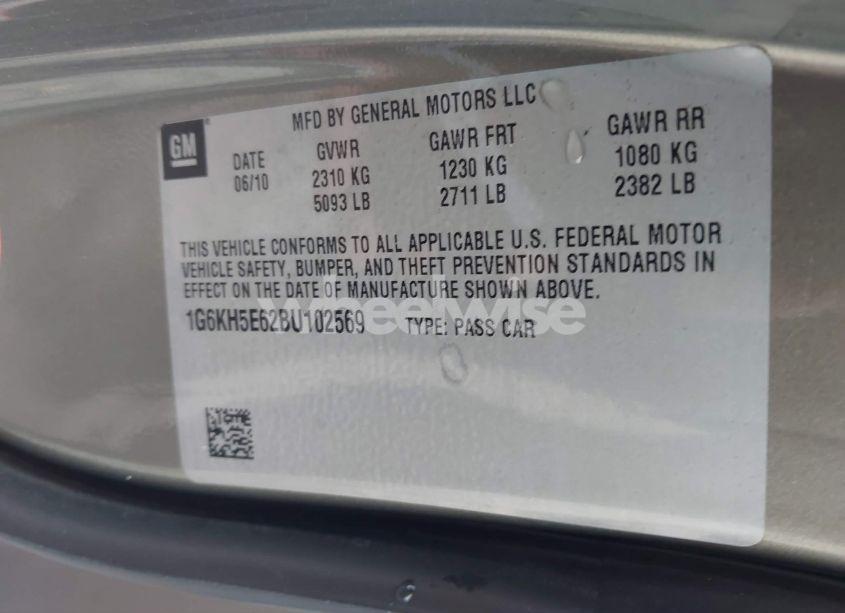 Photo 9 of 2011 Cadillac Dts PREMIUM COLLECTION (VIN 1G6KH5E62BU102569)