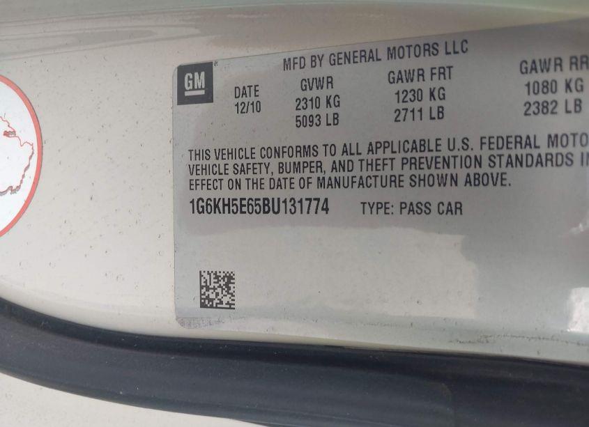 Photo 9 of 2011 Cadillac Dts PREMIUM COLLECTION (VIN 1G6KH5E65BU131774)