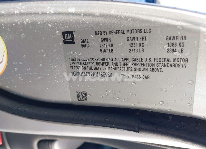 Photo 9 of 2010 Cadillac Dts PREMIUM COLLECTION (VIN 1G6KH5EY2AU135930)