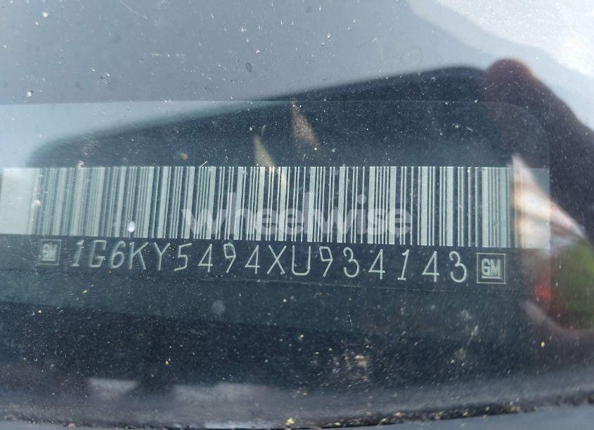 Photo 9 of 1999 Cadillac Seville STS (VIN 1G6KY5494XU934143)