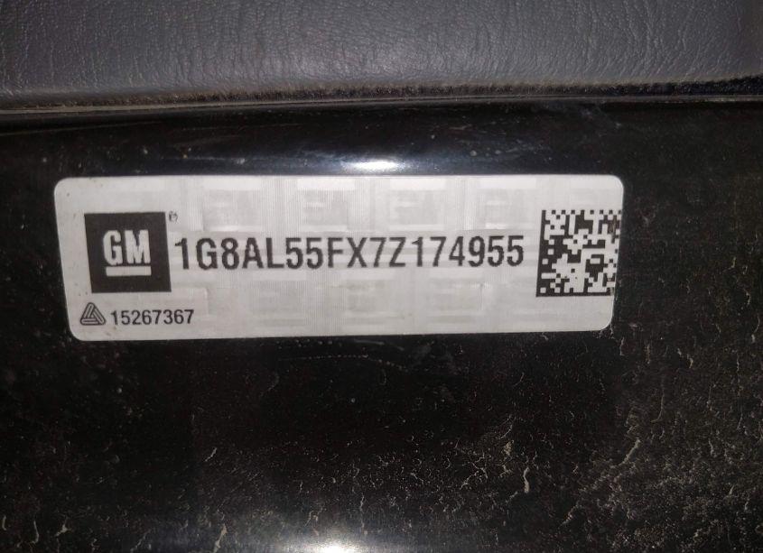 Photo 9 of 2007 Saturn Ion 3 (VIN 1G8AL55FX7Z174955)