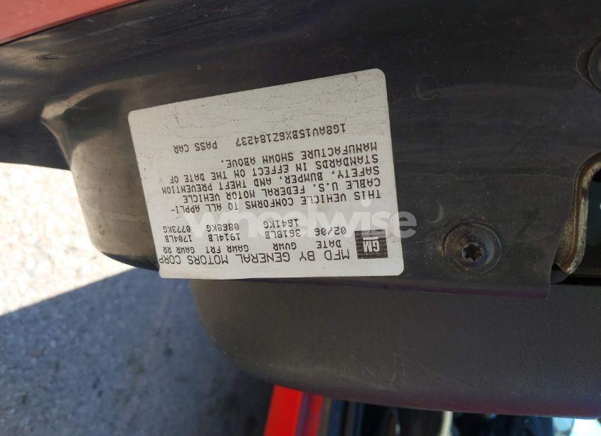 Photo 9 of 2006 Saturn Ion 3 (VIN 1G8AV15BX6Z184237)