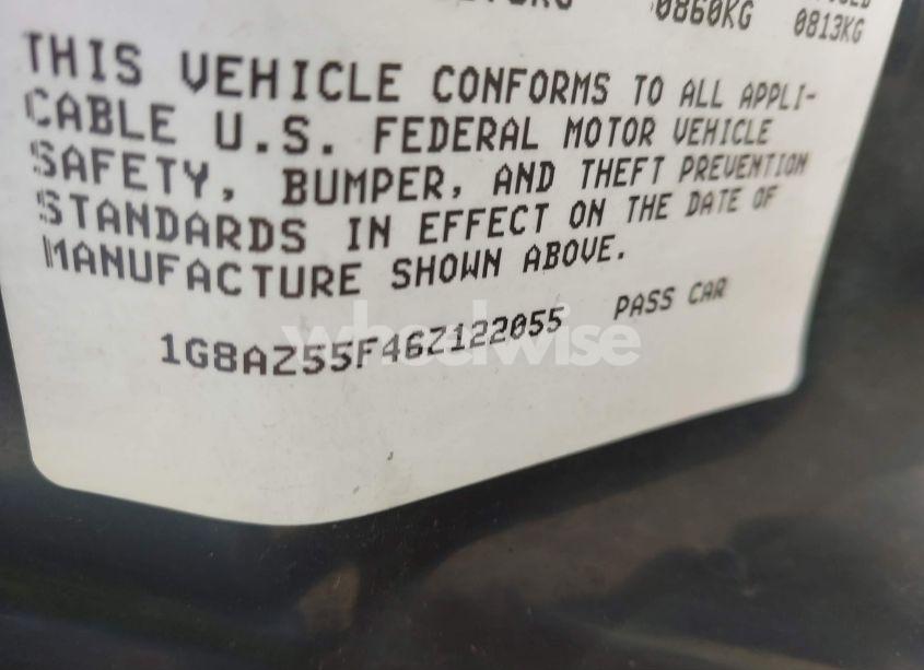 Photo 9 of 2006 Saturn Ion 2 (VIN 1G8AZ55F46Z122055)