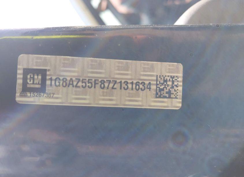 Photo 9 of 2007 Saturn Ion 2 (VIN 1G8AZ55F87Z131634)