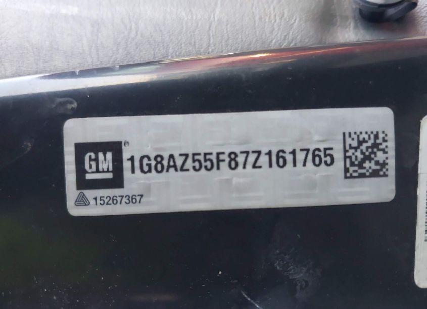 Photo 9 of 2007 Saturn Ion 2 (VIN 1G8AZ55F87Z161765)