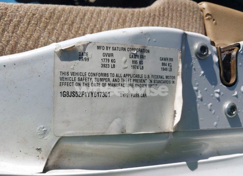 Photo 9 of 2000 Saturn Ls N/A (VIN 1G8JS52F1YY617301)
