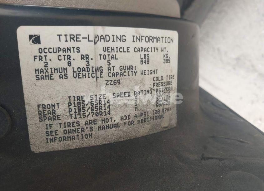 Photo 9 of 2000 Saturn Sl N/A (VIN 1G8ZF5280YZ108657)