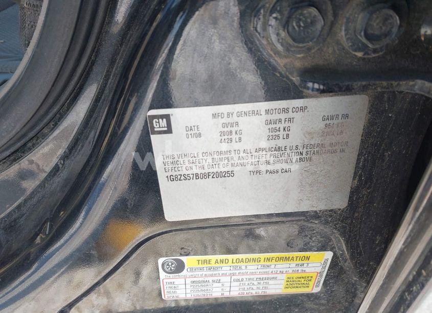 Photo 9 of 2008 Saturn Aura XE (VIN 1G8ZS57B08F200255)