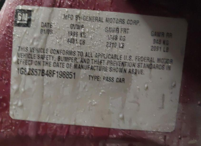 Photo 9 of 2008 Saturn Aura XE (VIN 1G8ZS57B48F198851)