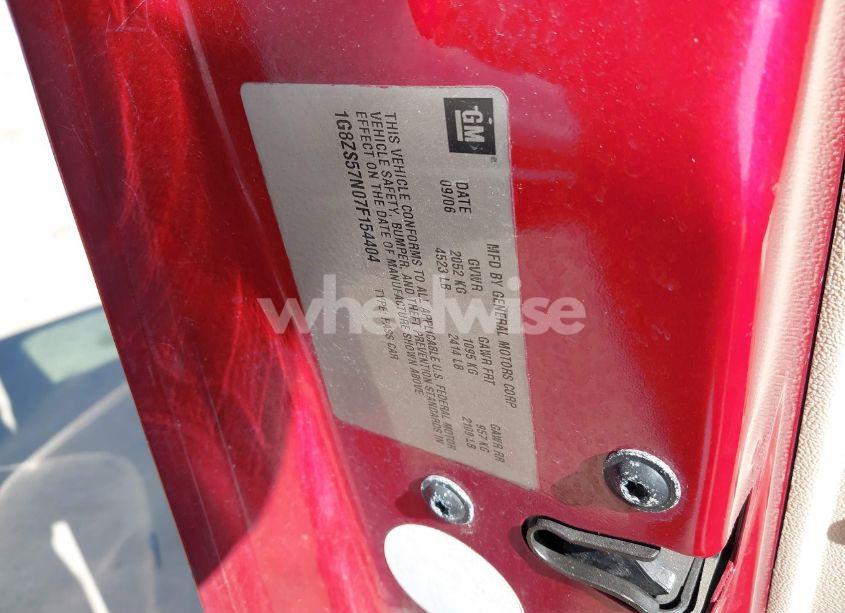 Photo 9 of 2007 Saturn Aura XE (VIN 1G8ZS57N07F154404)