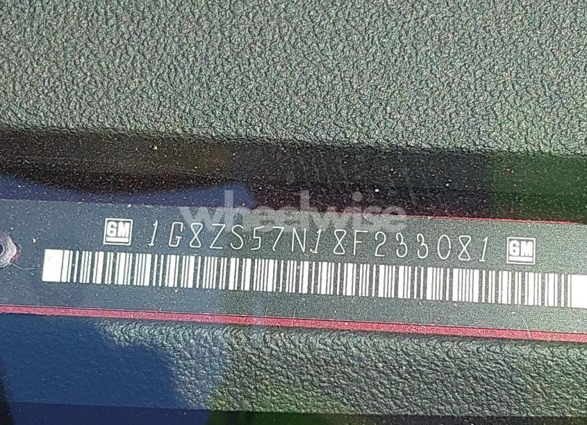 Photo 9 of 2008 Saturn Aura XE (VIN 1G8ZS57N18F233081)