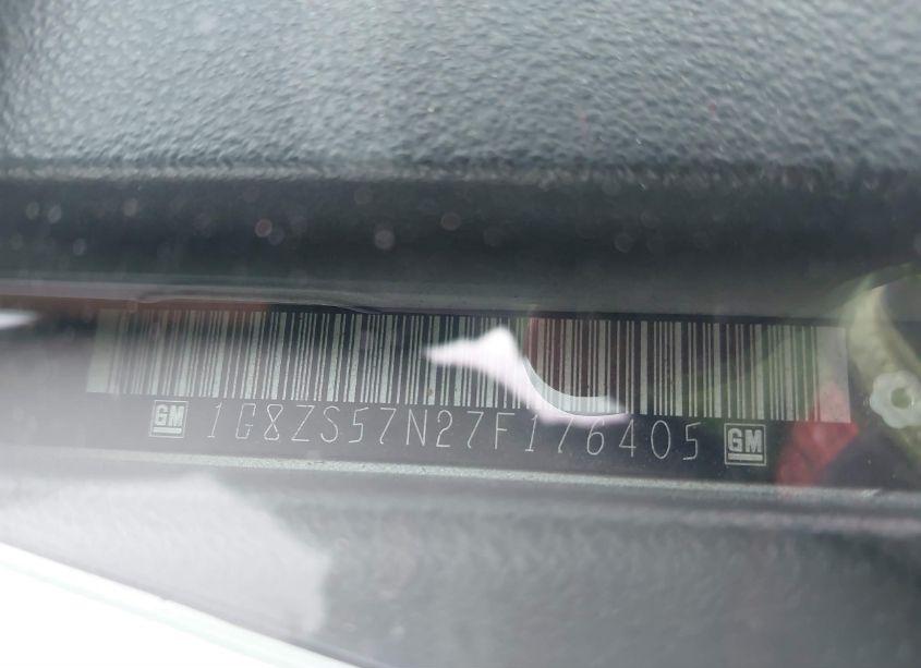 Photo 9 of 2007 Saturn Aura XE (VIN 1G8ZS57N27F176405)