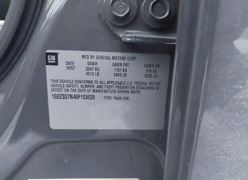 Photo 9 of 2008 Saturn Aura XE (VIN 1G8ZS57N48F153628)