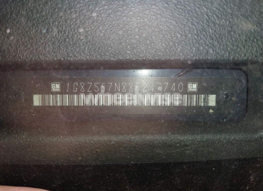 Photo 9 of 2008 Saturn Aura XE (VIN 1G8ZS57N88F247740)