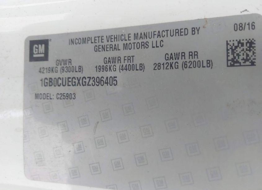 Photo 9 of 2016 Chevrolet Silverado 2500HD WT (VIN 1GB0CUEGXGZ396405)