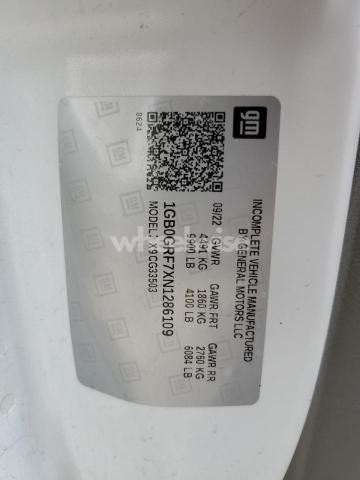 Photo 11 of 2022 CHEVROLET EXPRESS G3500 (VIN 1GB0GRF7XN1286109)