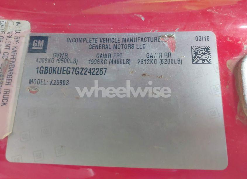 Photo 9 of 2016 Chevrolet Silverado 2500HD WT (VIN 1GB0KUEG7GZ242267)