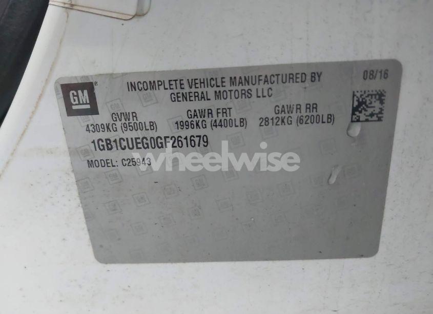 Photo 9 of 2016 Chevrolet Silverado 2500HD WT (VIN 1GB1CUEG0GF261679)