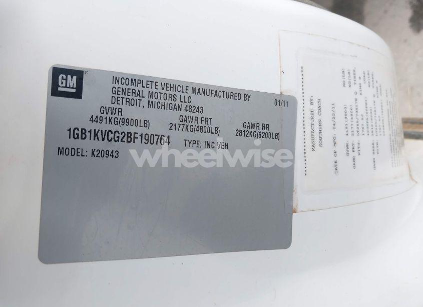 Photo 9 of 2011 Chevrolet Silverado 2500HD WORK TRUCK (VIN 1GB1KVCG2BF190764)