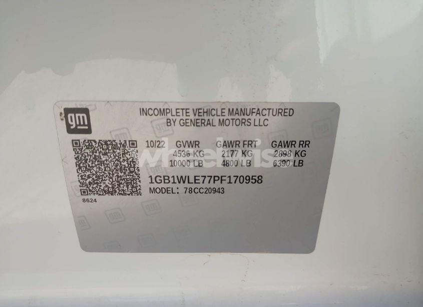 Photo 9 of 2023 Chevrolet Silverado 2500HD 2WD LONG BED WT (VIN 1GB1WLE77PF170958)