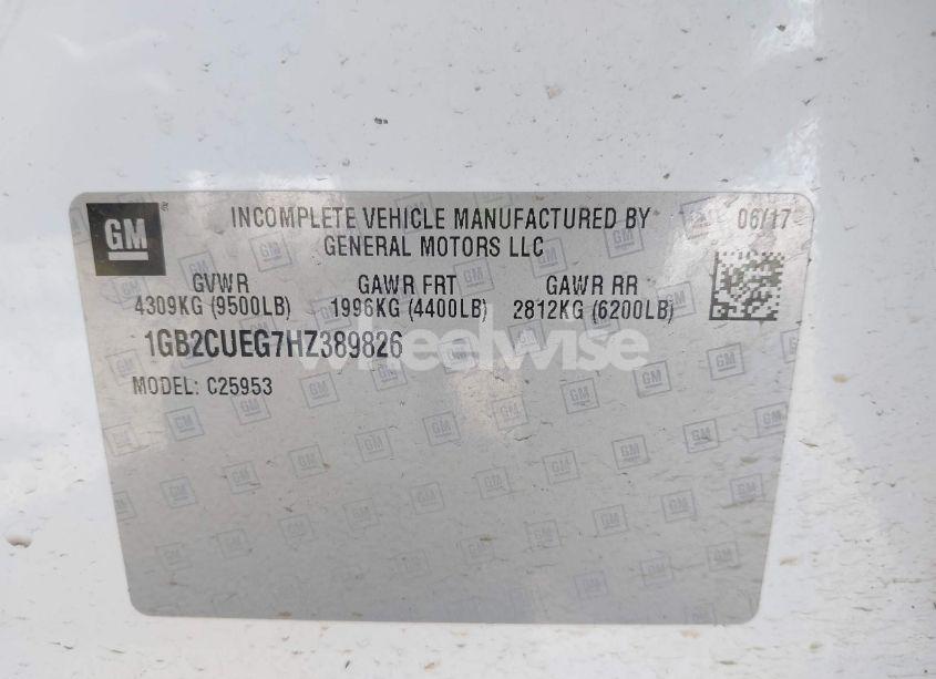 Photo 9 of 2017 Chevrolet Silverado 2500HD WT (VIN 1GB2CUEG7HZ389826)