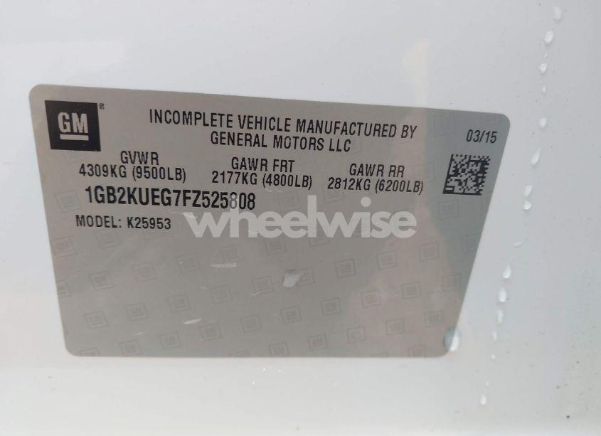 Photo 9 of 2015 Chevrolet Silverado 2500HD WT (VIN 1GB2KUEG7FZ525808)